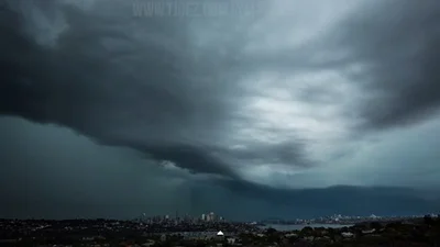 Невероятно красивый шторм пронесся над Сиднеем
