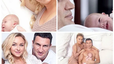 Первая семейная фотосессия Владимира Кличко с дочкой и невестой