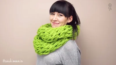 Урок рукоделия: как связать шарф за 30 минут