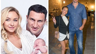 Владимир Кличко и Хайден Панеттьери впервые показали дочь