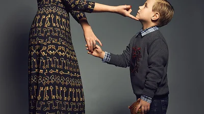Тина Кароль со своим сыном Веней в модной фотосессии Dolce&Gabbana