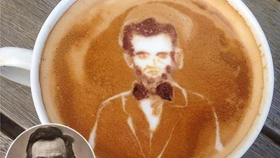 Кофейное искусство: лица звезд на капуччино