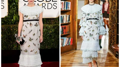 Беременная Кира Найтли выбирает наряды Chanel