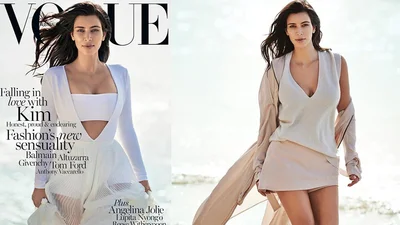 Ким Кардашьян приоткрыла тайну последней фотосессии для Vogue
