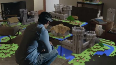 Microsoft выпустил голографические очки HoloLens
