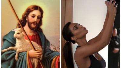 Ким Кардашьян мечтает о селфи с Иисусом