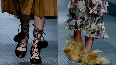 Странная мода: волосатые туфли от Gucci