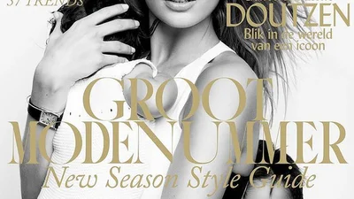 Ангел  Victoria's Secret кормит грудью на страницах Vogue