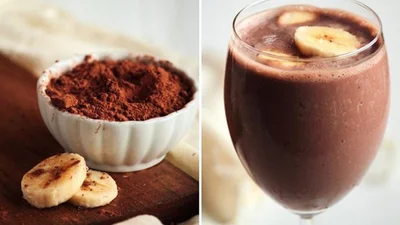 Рецепт самого вкусного бананового коктейля с какао