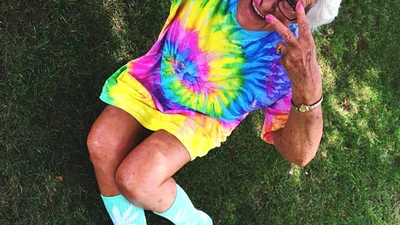 86-летняя модная бабушка стала звездой Инстаграм