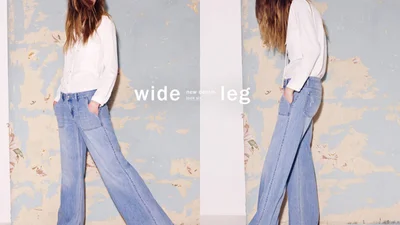 Бренд Zara предлагает опять носить джинсы-клеш