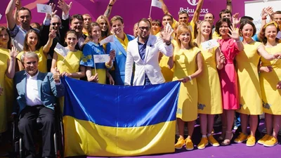 Анде Тан одел национальную сборную Украины на Первые Европейские игры