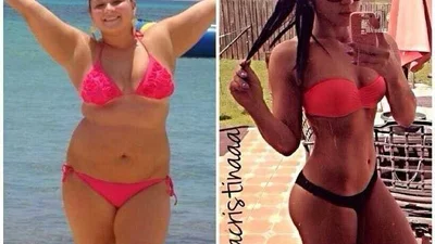 Добиться идеала: девушки до и после похудения