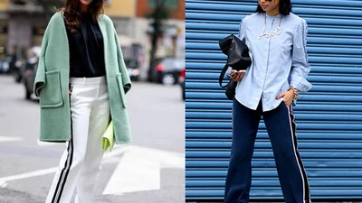 Как носить брюки с лампасами