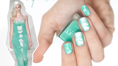 Создание маникюра с принтом одежды – самые крутые идеи