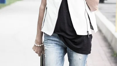 14 модных образов в жилете