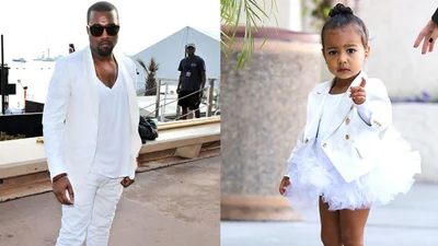 23 раза, когда Канье Уэст с дочкой выглядят одинаково