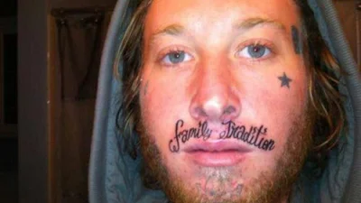 Предел нелепости: почему не стоит делать тату на лице