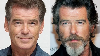 Крутые изменения: голливудские красавчики без и с бородой