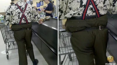 Пора к стилисту: дикие и шокирующие наряды людей в супермаркетах