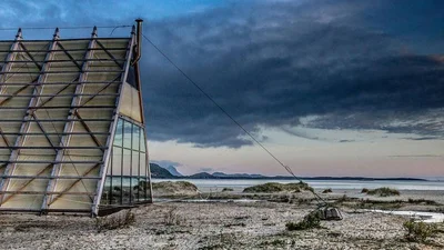 Неожиданный отдых: огромная сауна с панорамным видом
