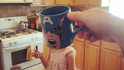 Креативний батько перетворив дітей на супергероїв