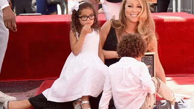 Дети Мэрайи Кери стали центром внимания на Аллее Славы