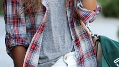 Рубашка в клетку: 8 интересных сочетаний