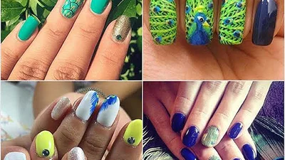 Как павлин: яркие идеи нескучного маникюра