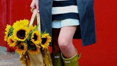 Резиновые сапоги: с чем носить лучшую обувь осени