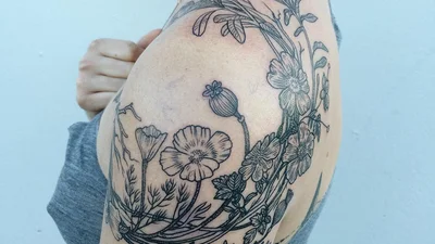 Крутые винтажные тату, вдохновленные осенью