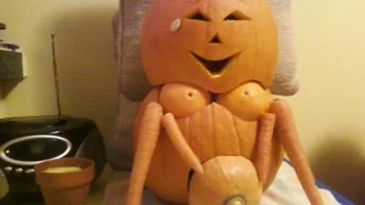 Геловін наближається: найбезглуздіші та найкумедніші гарбузи у світі