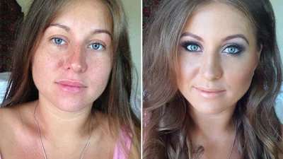 Чудеса макияжа: до и после полного перевоплощения