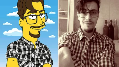 Інше життя: звичайних людей перетворили на персонажів "Сімпсонів"