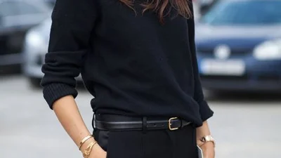 Черный лебедь: удобный стиль для осенней прохлады