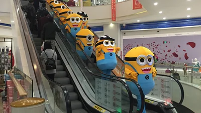 У китайських супермаркетах розгулюють міньйони