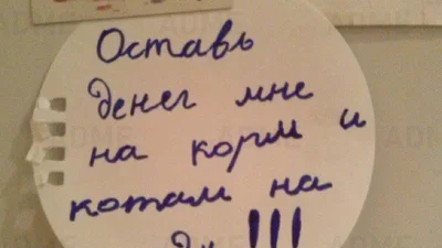 Прикольні написи на холодильнику