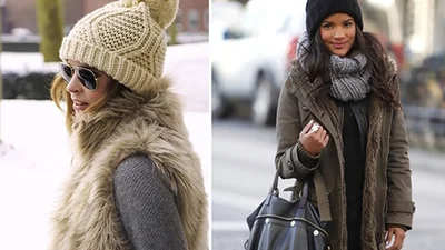 Стильные способы носить вязаную шапку