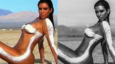 Очевидная ложь: Ким Кардашьян редактирует свои голые фото