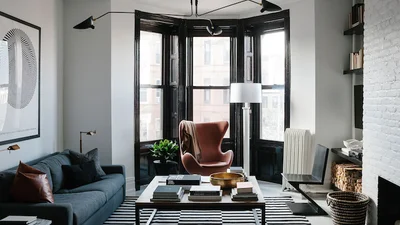 Потрясающе простой дизайн нью-йоркской квартиры