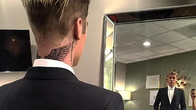 Джастин Бибер скопировал тату Дэвида Бекхема