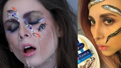 Божевілля: візажист використовує мертву рибу в макіяжі