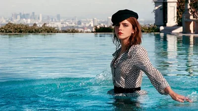 Красивая фотосессия Эммы Уотсон для модного глянца