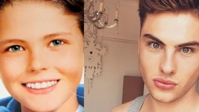 Ребенок с упаковки Киндер вырос и удивит вас своим видом