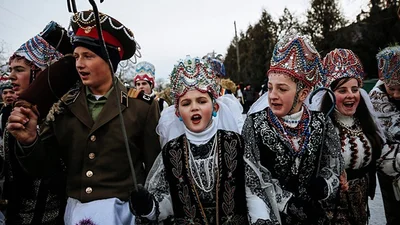 ТОП самых ярких фото с Маланки на западе Украины