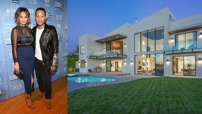 Джон Леджент с женой поселились у Рианны