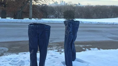 Замороженные джинсы - новая фишка странных американцев