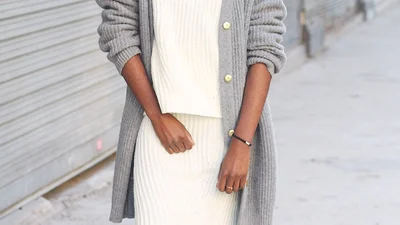 Скоро на всех модницах: вязаный костюм для идеальной весны