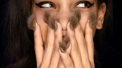 Меховые ногти - такой странной штуки никто не ожидал