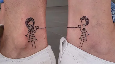 25 отличных тату для проявления сестерской любви